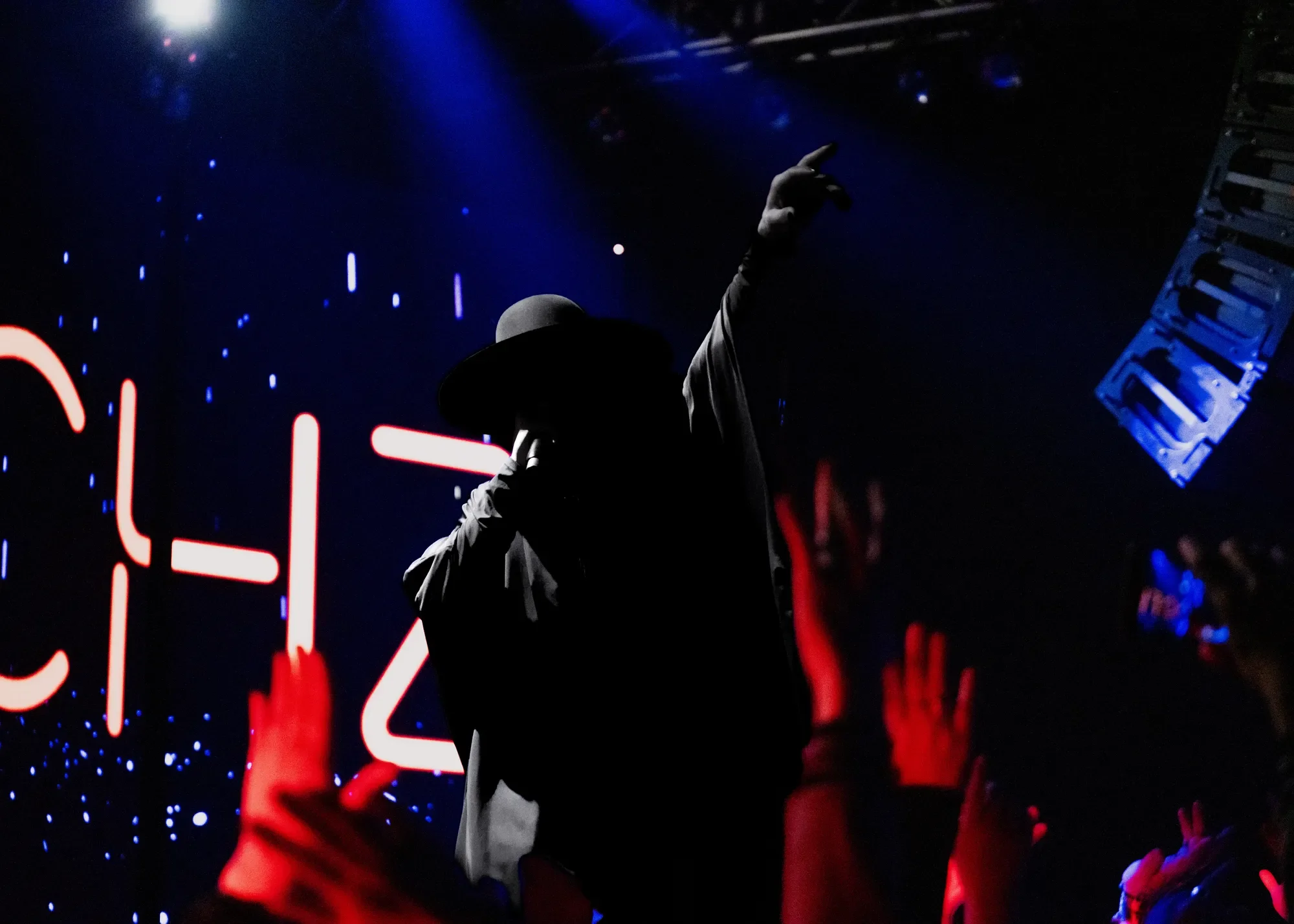 WITCHZ hands to crowd